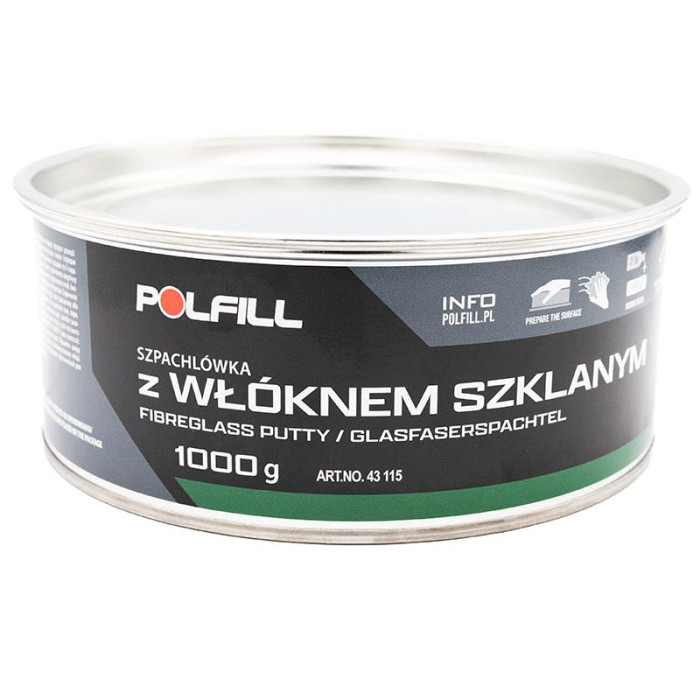 Шпаклівка зі скловолокном Polfill з затв.1,0 кг