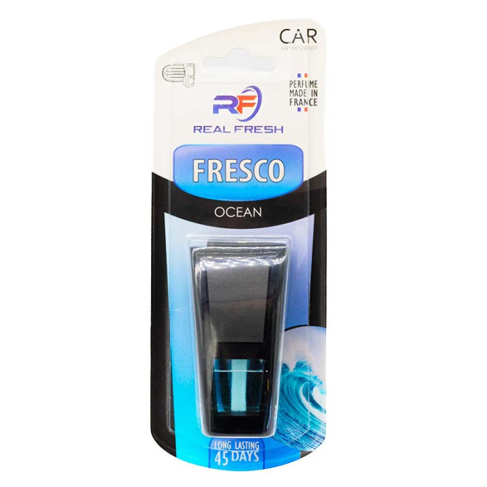 Ароматизатор Real Fresh Fresco Ocean (океан) 8мл динамік з флаконом на дефлектор
