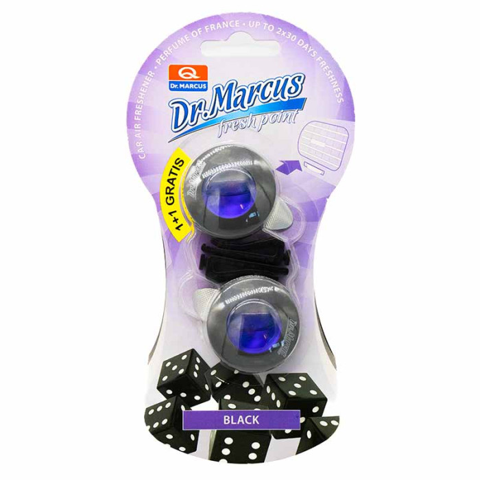Купити Ароматизатор Dr. Marcus Fresh Point Black (Чорний) кліпси на дефлектор (в упак. 2 шт.)