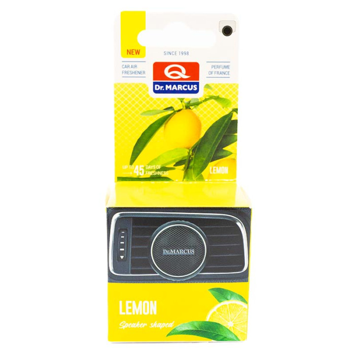 Купити Ароматизатор Dr. Marcus Speaker Shaped Lemon (Лимон), динамік на дефлектор в Україні.