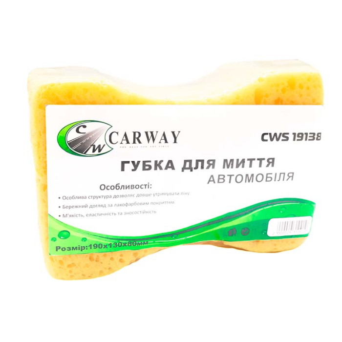 Ганчірка для миття авто прямокутна 190 х 130 х 80 мм Carway