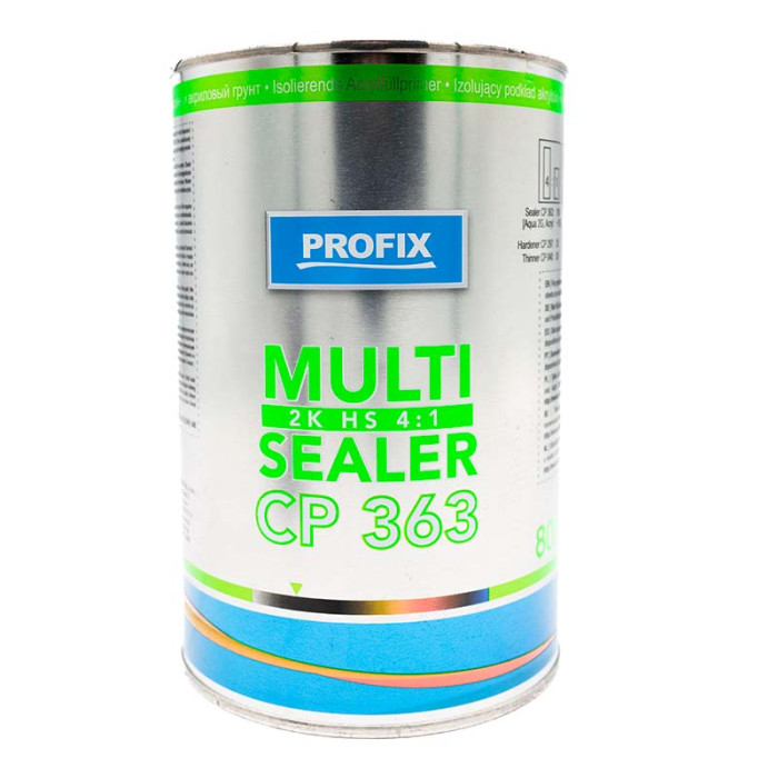 Купити Грунт-ізолятор CP 363 Multisealer PROFIX 2K HS 4:1, комплект з відп. прозорий 0,8л + 0,2л в Україні.