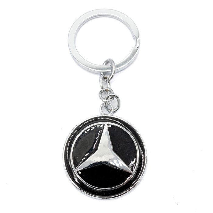 Купити Брелок металевий кольоровий на ланцюжку Mercedes-Benz в Україні