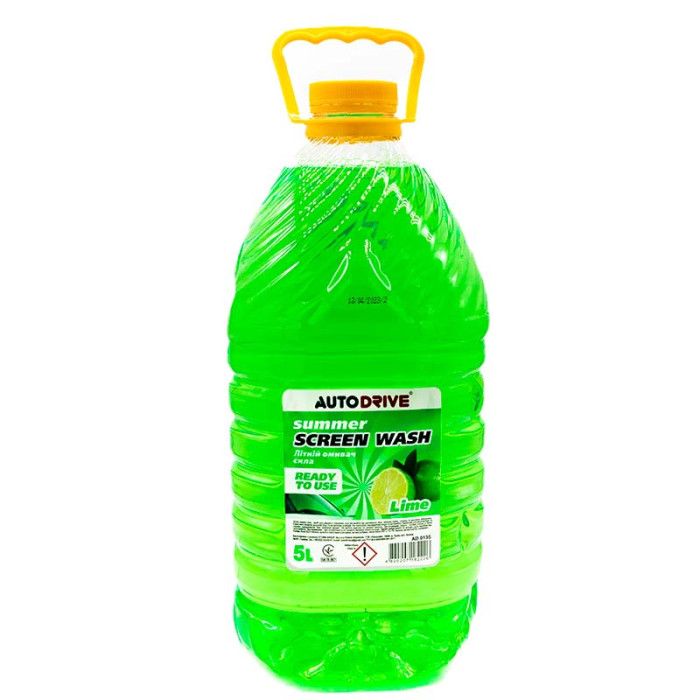 Купити Омивач літній Auto Drive Summer Screen Wash Lime PET 5 л (арт. AD0135) в Україні