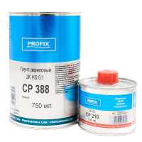 Грунт акриловий білий 0.75л HS 2K 5:1 PROFIX з затв. 0.15л