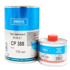 Грунт акриловий білий 0.75л HS 2K 5:1 PROFIX з затв. 0.15л