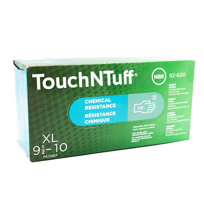 Рукавички нітрилові TouchNTuff (100шт) XL ціна за пару