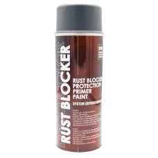 Фарба аерозольна Deco Color 4в1 Rust Blocker RAL 7011 сірий 400мл
