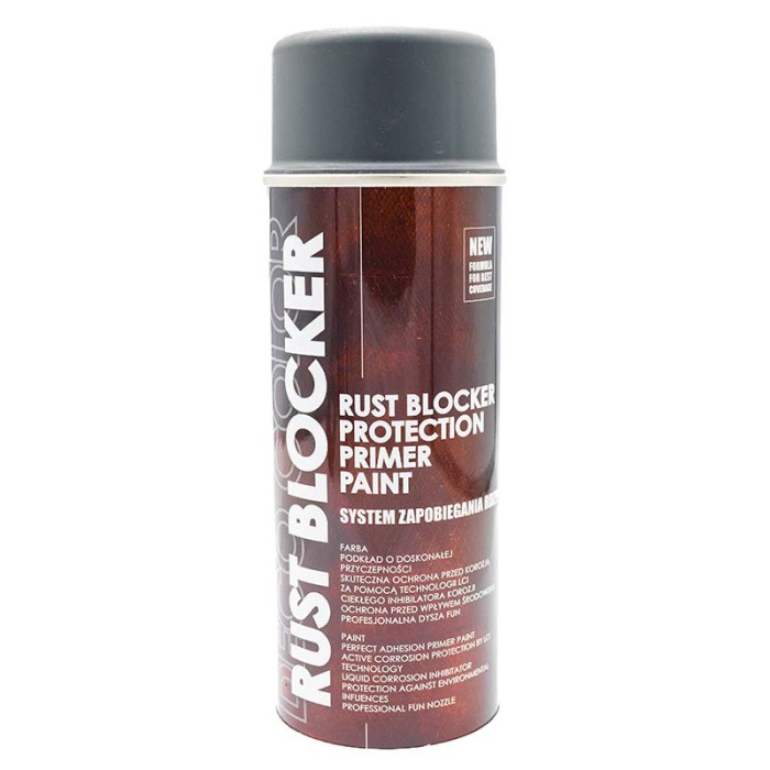 Фарба аерозольна Deco Color 4в1 Rust Blocker RAL 7016 антрацит 400мл