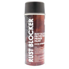Фарба аерозольна Deco Color 4в1 Rust Blocker RAL 9005 чорний 400мл