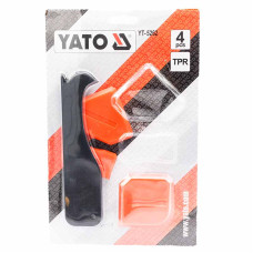 Набір гумових шпателів для силікону YATO : Набір 4шт