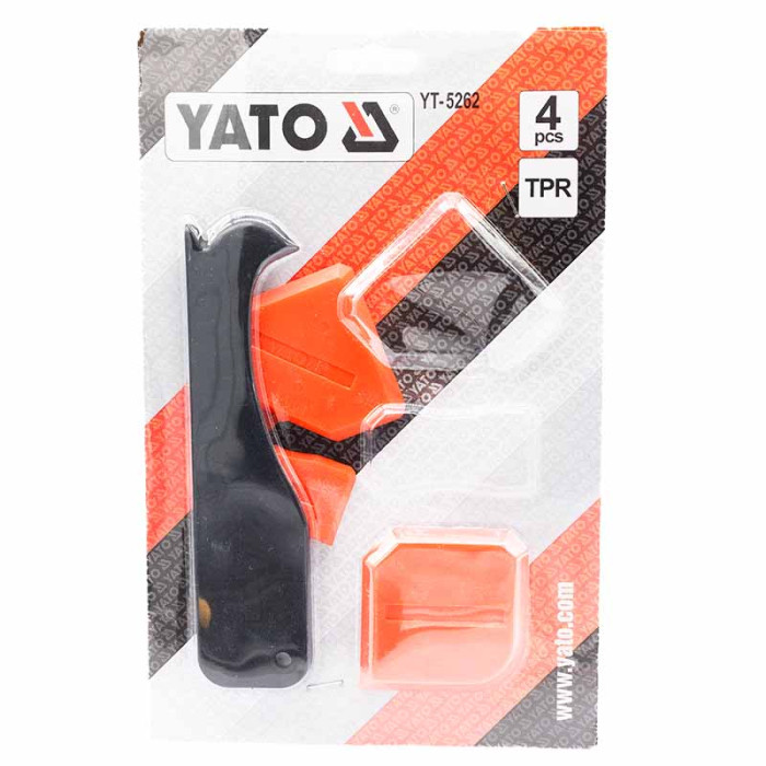 Купити Шпатель для силікону YATO : Набір 4 Од.(YT-5262) в Україні