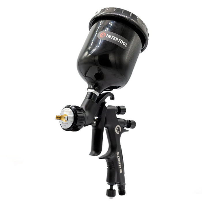 Пістолет фарбувальний BLACK M-DIAMOND INTERTOOL HVLP PT-0163 1.3мм