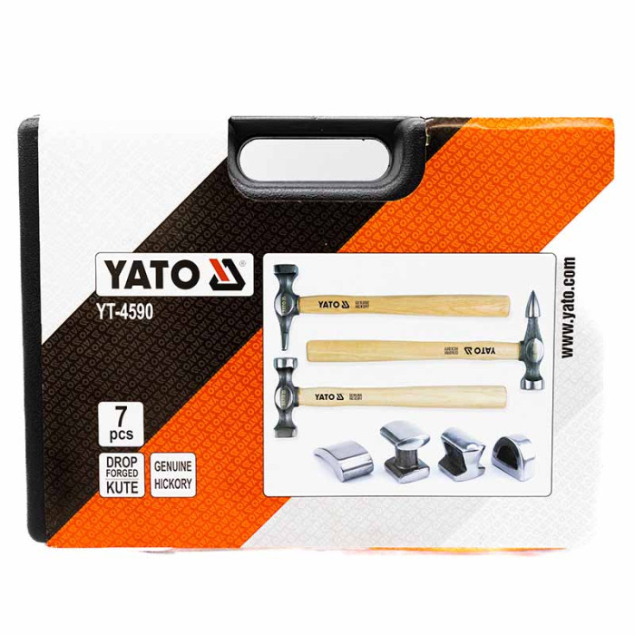 Набір рихтувальних молотків 7 од. YATO YT-4590 в Україні.