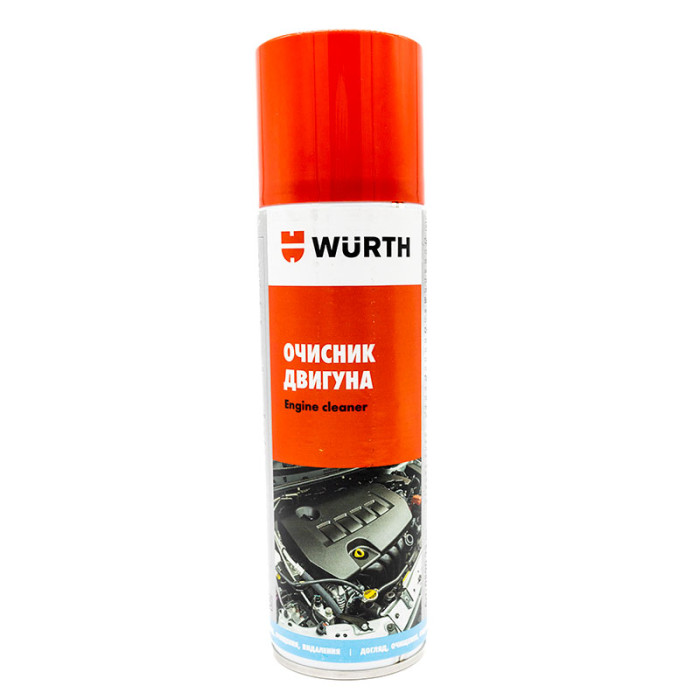 Очисник двигуна аероз. Wurth 300мл.