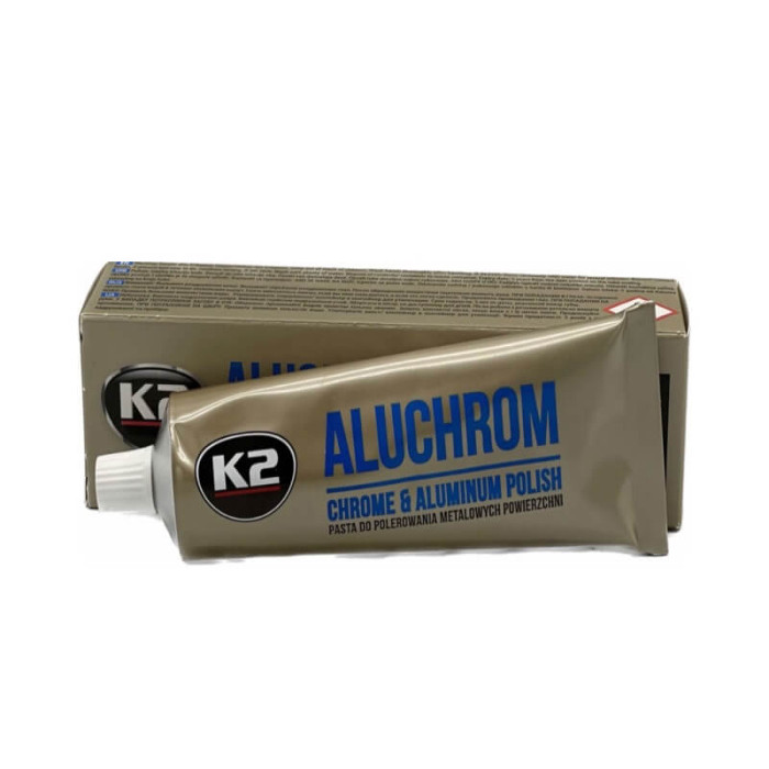 Купити Паста поліроль хром деталей К2 Aluchrom 120 гр в Україні