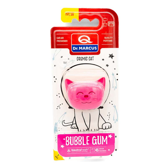 Купити Ароматизатор Dr. Marcus Cosmic Cat Bubble Gum (Жуйка) кліпси на дефлектор (990) в Україні.