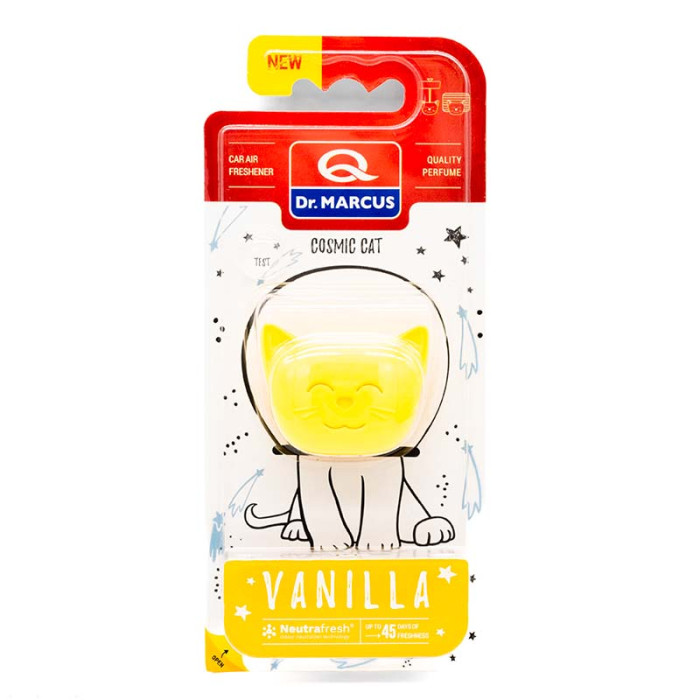 Ароматизатор Dr. Marcus Cosmic Cat Vanilla (Ваніль) кліпси на дефлектор