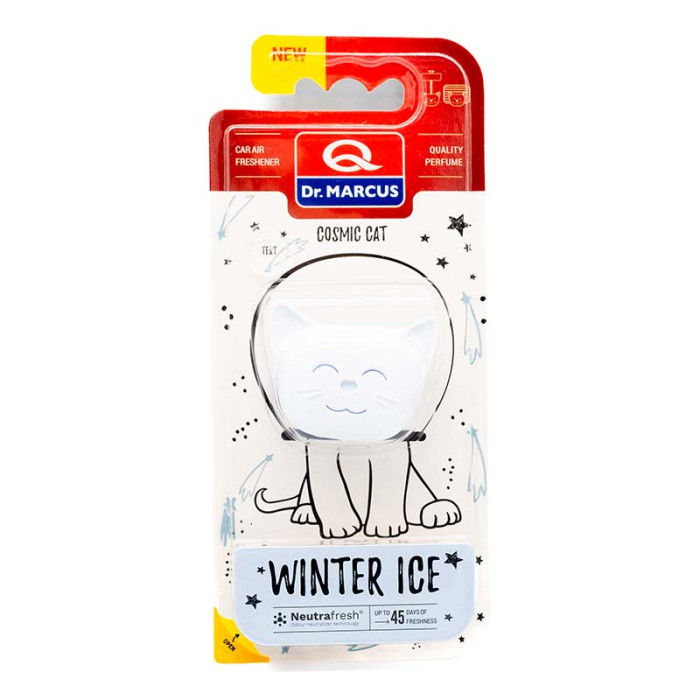 Ароматизатор Dr. Marcus Cosmic Cat Winter Ice (Зимовий Лід) кліпси на дефлектор