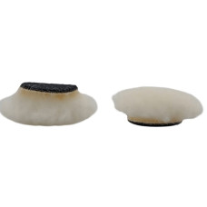 Круг полірувальний на липучці MaxShine шерстяний Long Wool Pad білий D25 (10)