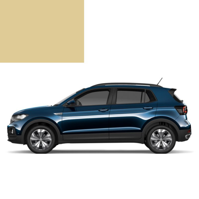 Краска по коду акриловая желтая Yukongelb L19K для автомобилей Volkswagen