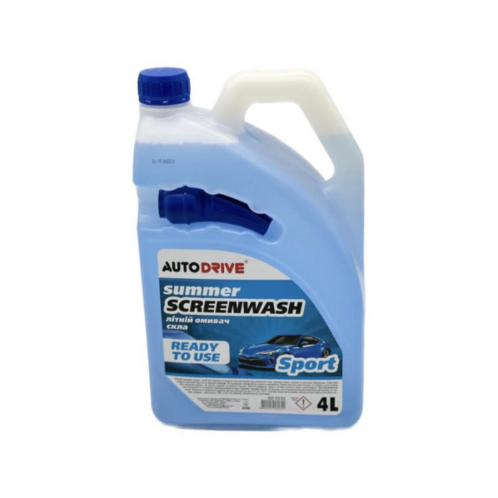 Омивач скла літній, Auto Drive Summer Screen Wash Sport PET 4 л