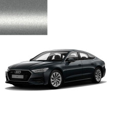 Краска по коду металлик Серебристая Kristallsilber LY7T для автомобилей Audi