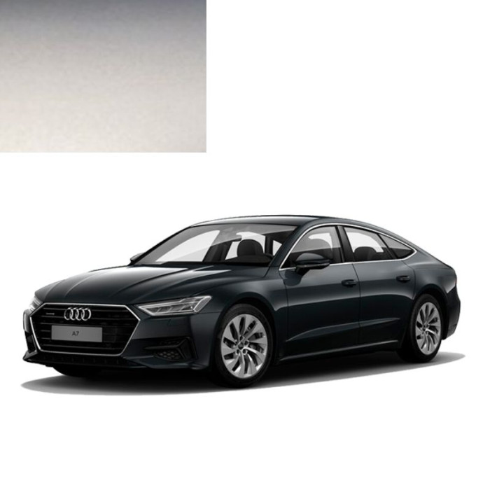 Краска по коду металлик Серебристая LY7W для автомобилей Audi