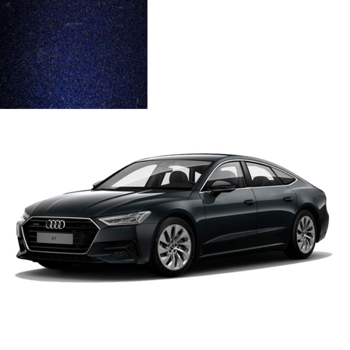 Краска по коду металлик синяя Mingblau LZ5L для автомобилей Audi