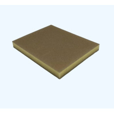Абразивна губка Doubleflex SOFT PADS BEIGE 123x98x13мм KOVAX MICROFINE (бежева)
