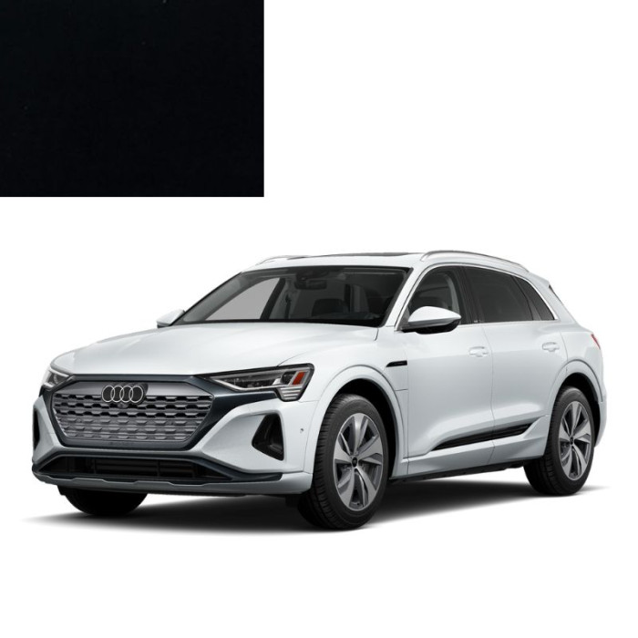 Краска по коду акриловая черно-синяя L52M SCHWARZBLAU, RAL 5004 для автомобилей Audi