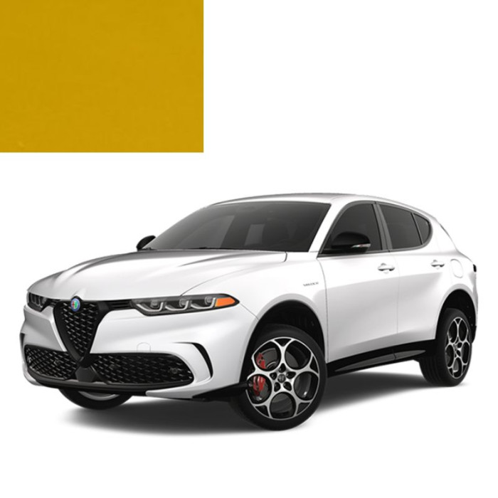 Купити Фарба за кодом акрилова жовта 258A GIALLO GINESTRA для автомобілів Alfa Romeo в Україні