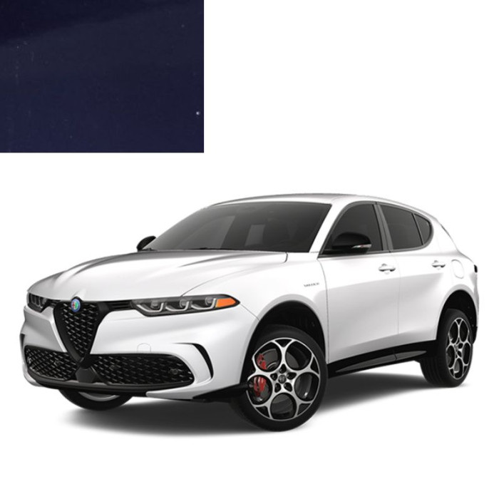 Краска по коду акриловая синяя 380 BLU LORD для автомобилей Alfa Romeo