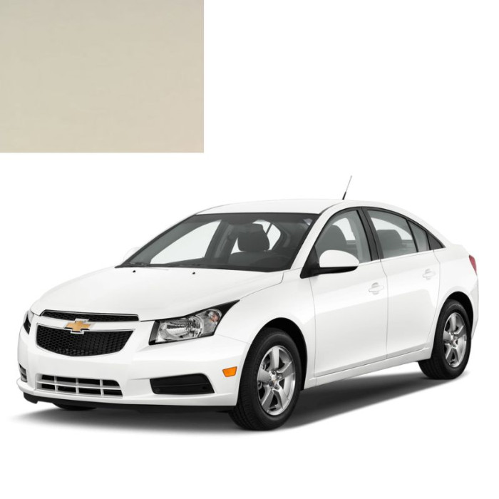 Краска по коду акриловая белая 11U IVORY для автомобилей Chevrolet
