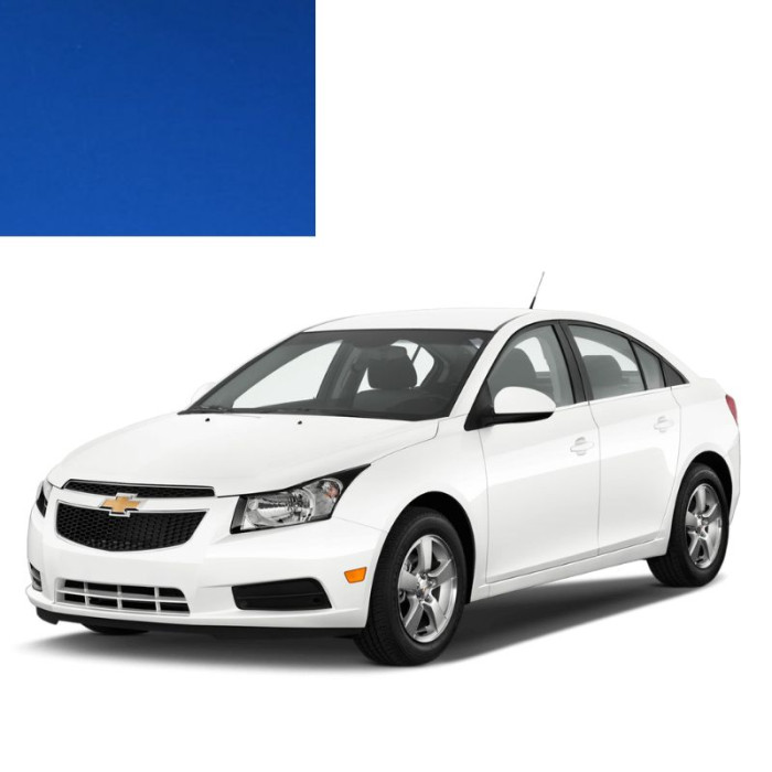 Краска по коду акриловая синяя 19U JAZZ BLUE для автомобилей Chevrolet