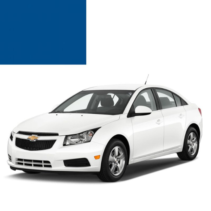 Купити Фарба за кодом акрилова синя AB0 ARELUCIAN BLUE для автомобілів Chevrolet в Україні