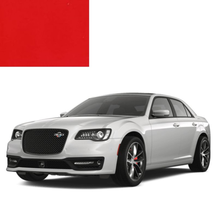Краска по коду акриловая красная KRB RADIANT FIRE RED для автомобилей Chrysler
