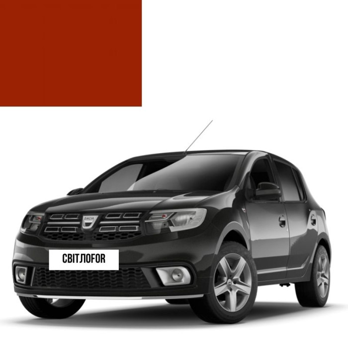 Краска по коду акриловая красная 275 ROSU INCHIS для автомобилей Dacia