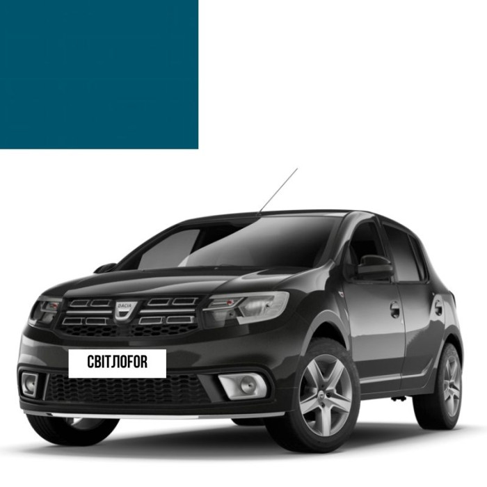 Краска по коду акриловая синяя 501 ALBASTRU для автомобилей Dacia