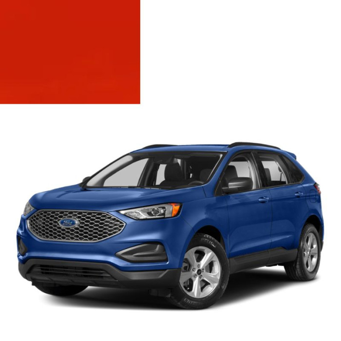 Краска по коду акриловая красная PQ RACE RED для автомобилей Ford