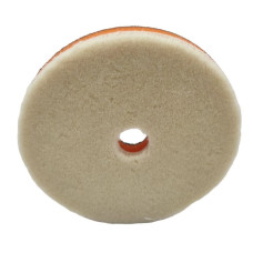 Круг полірувальний - ZviZZer Detailing Pad Thermo Velour Wool Pad 130/15/130мм (беж)