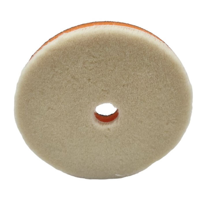 Купити Полірувальне коло ZviZZer Detail Pad Thermo Velour Wool Pad 130/15/130мм (беж) в Україні
