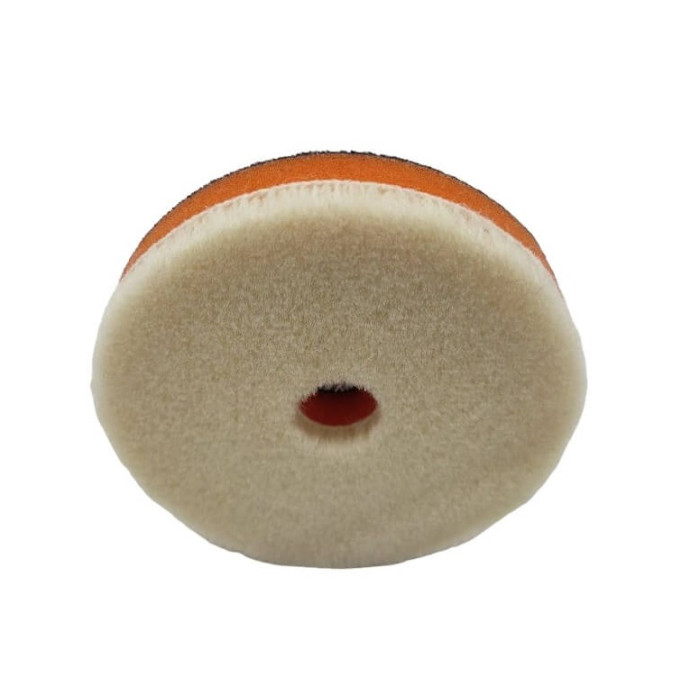 Круг полірувальний - ZviZZer Detailing Pad Thermo Velour Wool Pad 80/15/80мм. (беж)