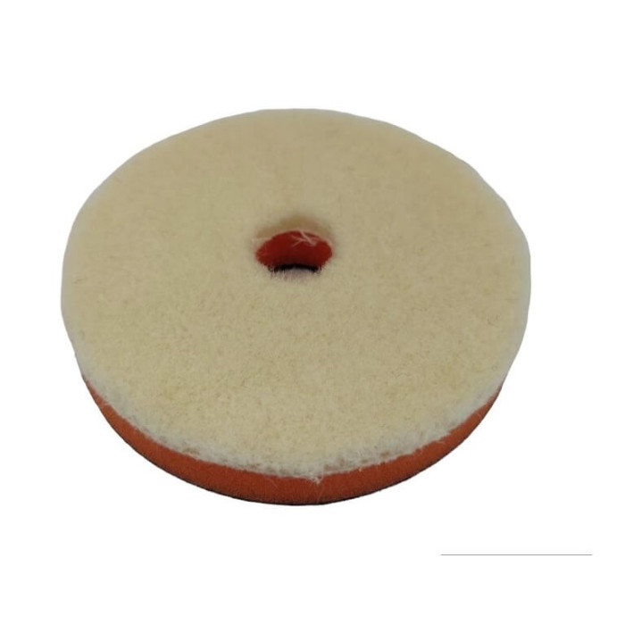 Купити Полірувальне коло - ZviZZer Detail Pad Thermo Velour Wool Pad 80/15/80мм (беж) в Україні