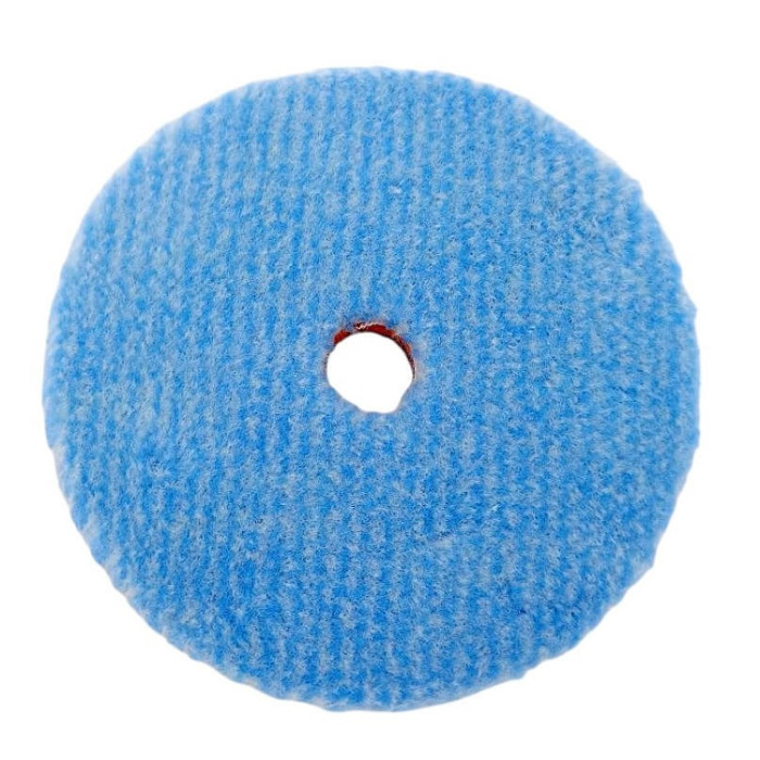 Круг полірувальний - ZviZZer Detailing Pad Thermo Hybrid Wool Pad 130/15/130мм. (голубий)