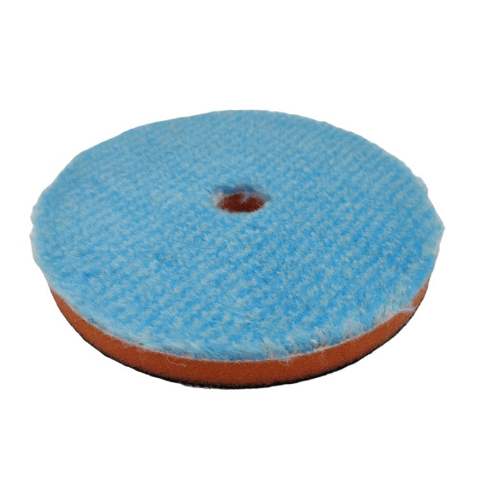 Купити Полірувальне коло - ZviZZer Pad Thermo Hybrid Wool Pad 130/15/130мм. (блакитний) в Україна