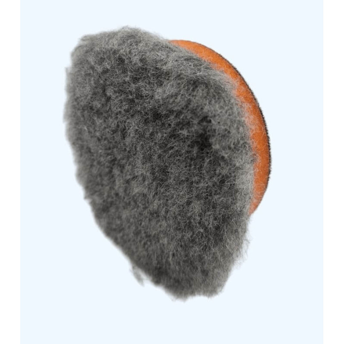 Круг полірувальний - ZviZZer Detailing Pad Thermo Nano Wool Pad, anthrazit 80/25/80мм (сірий)