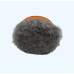 Круг полірувальний - ZviZZer Detailing Pad Thermo Nano Wool Pad, anthrazit 80/25/80мм (сірий)