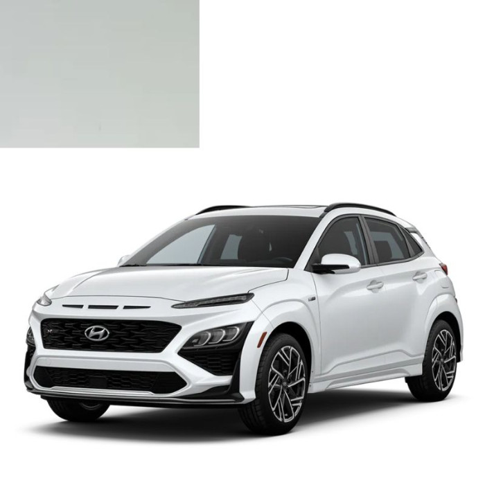Краска по коду акриловая белая NW NOBLE WHITE для автомобилей Hyundai