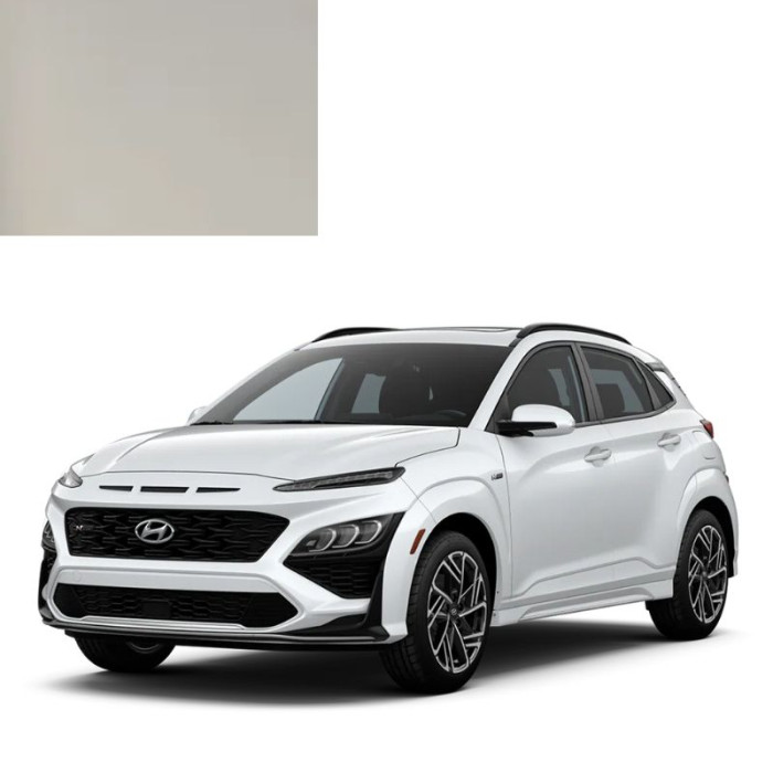 Краска по коду акриловая белая YAC CREAMY WHITE для автомобилей Hyundai